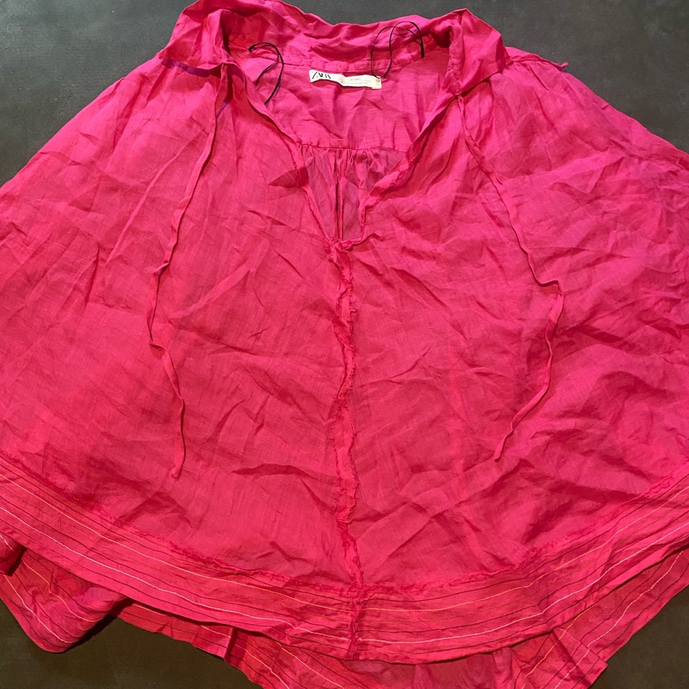 Zara Loose Poncho Style Top
